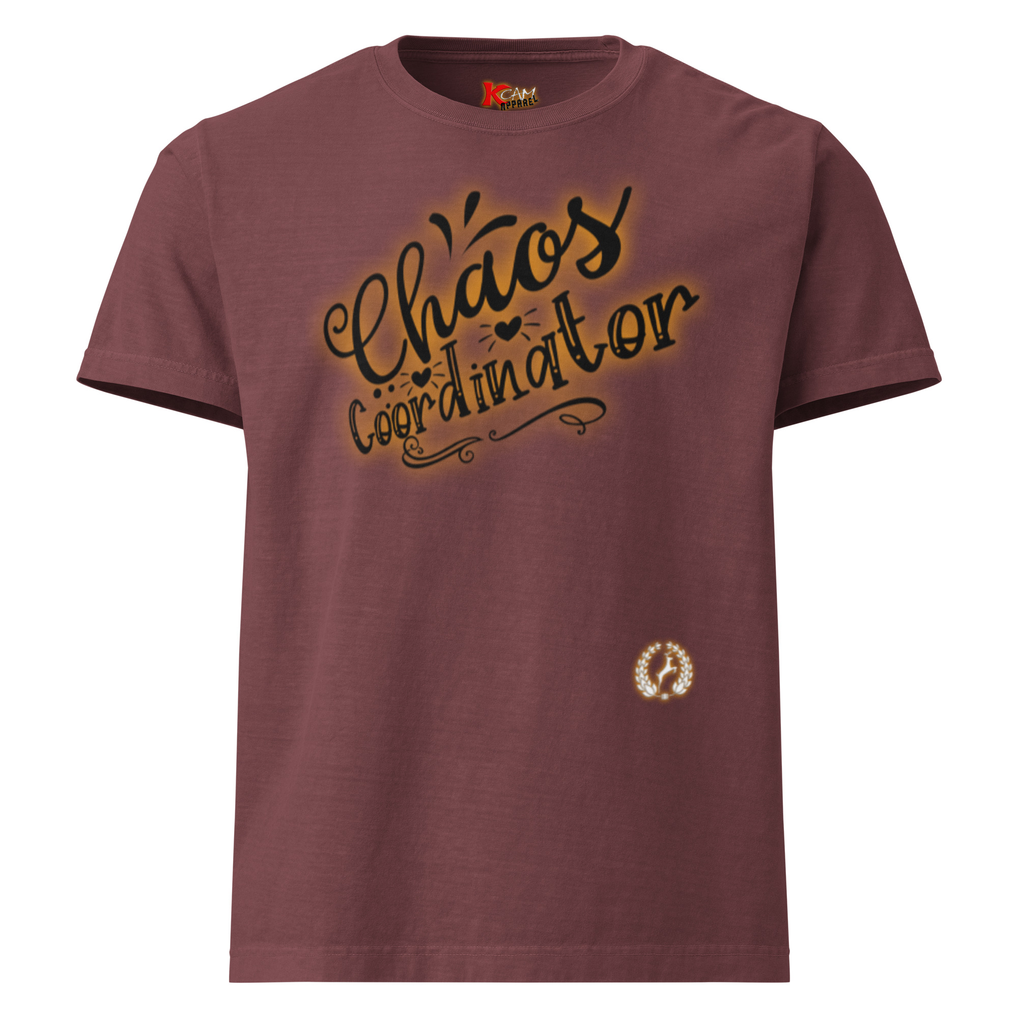 Kcam Men’s Heavyweight T-Shirt (Chaos Coordinator) - Image 5